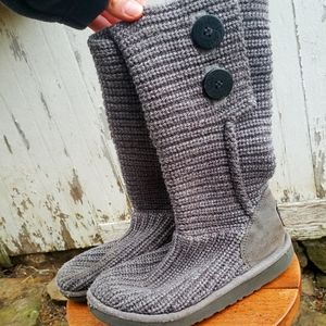 Grey Ugg Cardy boots